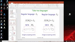 Formal Methods   Lecture 5 - Intersection of 2 DFAs July 26 2020