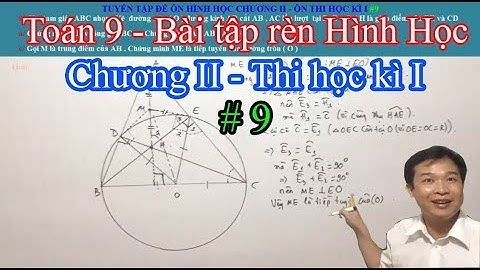 Toán 9 ôn tập chương 2 hình học năm 2024