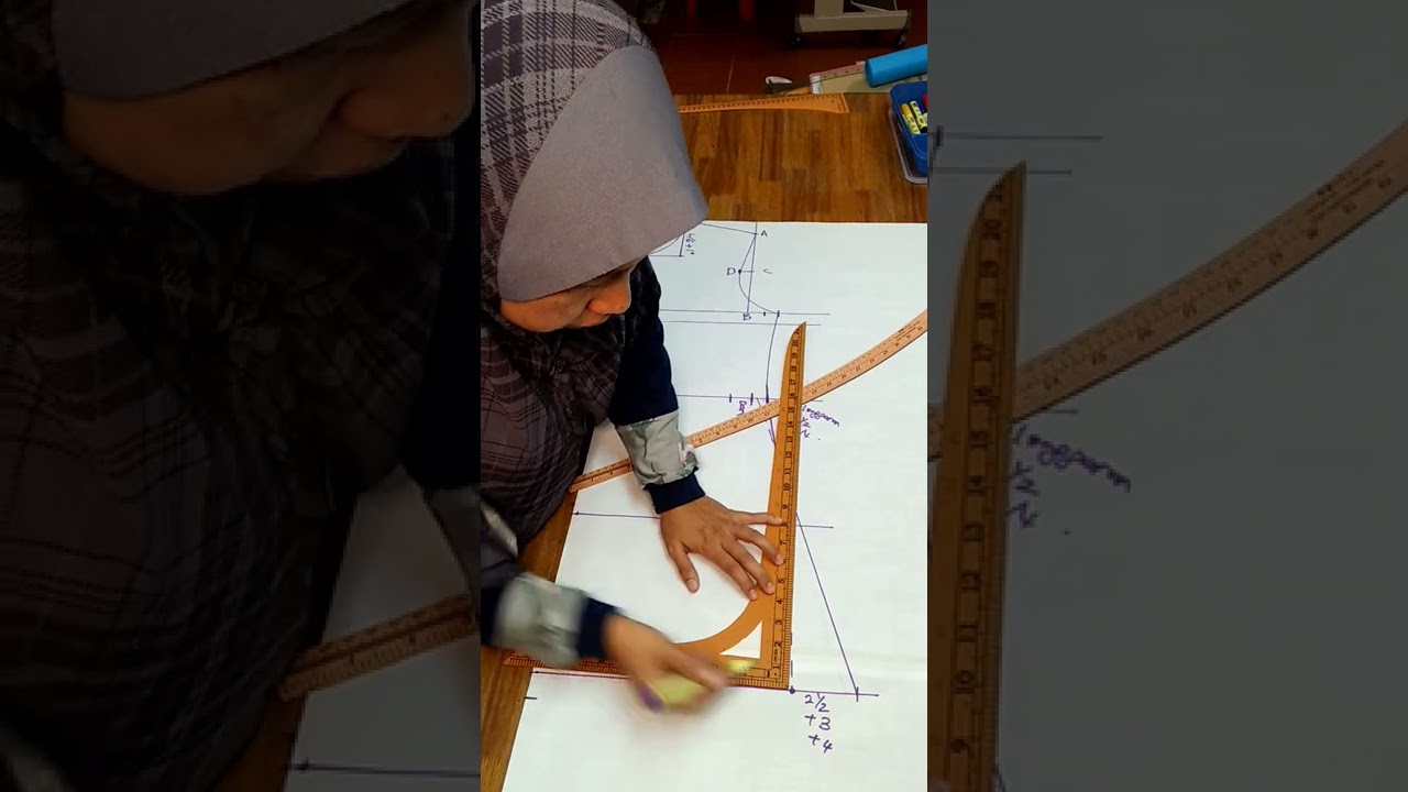 [Part 1] Pola Hadapan Kurung Moden Princess Cut