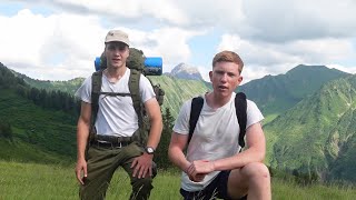 2 days wildcamping with autrian boy (hiking, cheese, sunset, bromance)