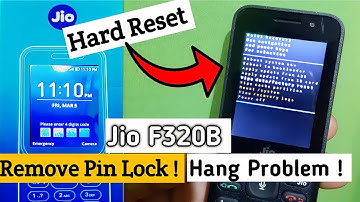 New Jio Phone 2021 Ka Pin Lock Kaise Tode || How To Hard Reset Jio Phone F320B 2021