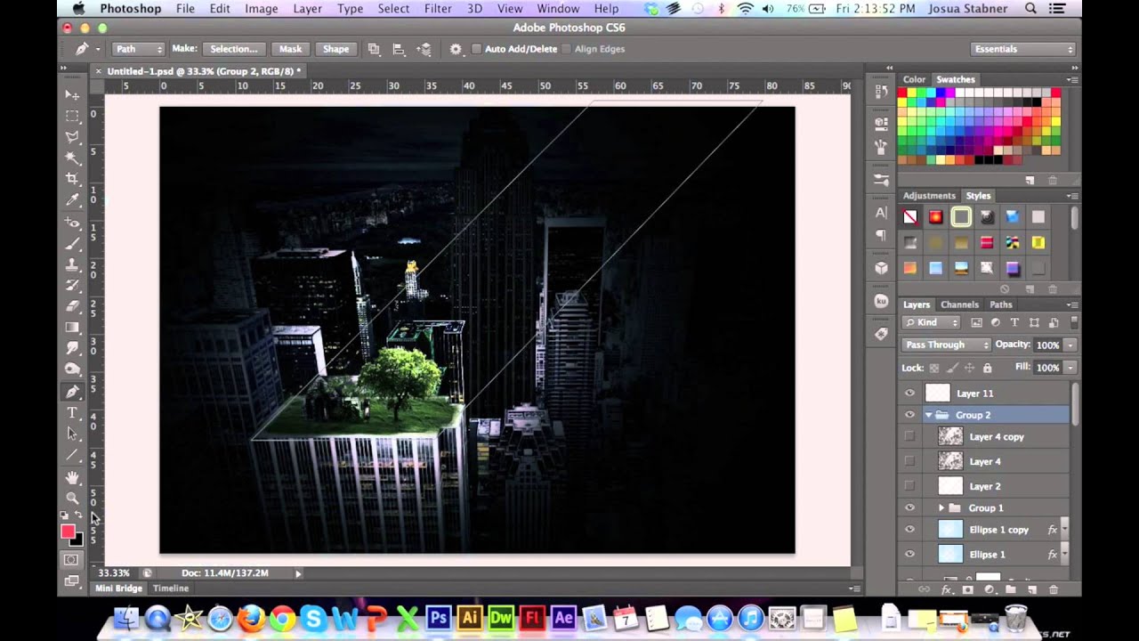 101 How to create a beam of light CS3CS6) YouTube