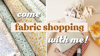 Come Fabric Shopping With Me! | Where I Buy My Fabric (Thrifting + More!)