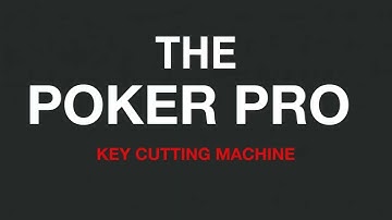 Pre-Order Your Poker Pro Key Cutting Machine Today