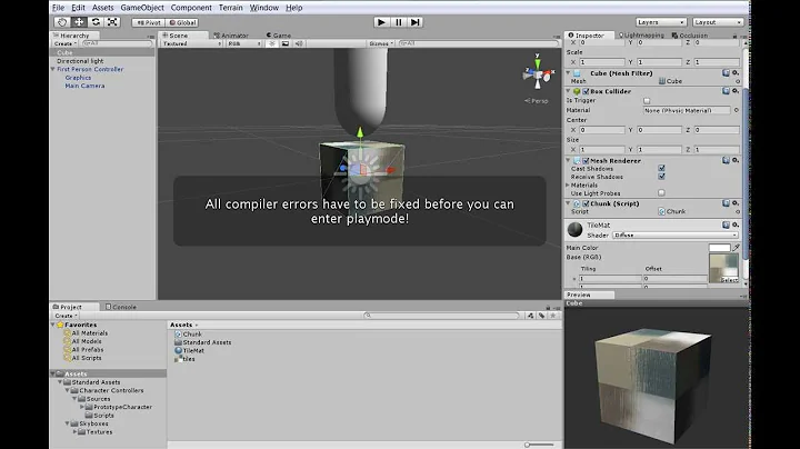 Tutorial: Minecraft in Unity #1 (Mesh Generation)