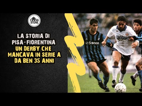 Video PISA-FIORENTINA DOPO 35 ANNI IL DERBY TORNA ALL'ARENA GARIBALDI IN SERIE A.STORIE EMOZIONI E RICORDI