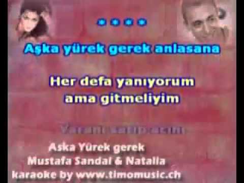 Mustafa Sandal Aşka Yürek Karaoke