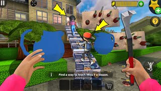 Spam Multi trap and ladders in Chapter Update Teacher Scary 3D Android Game |  part 3129