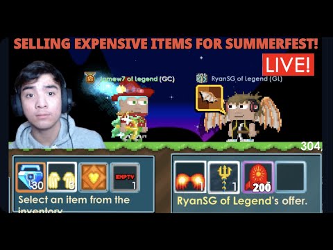 SELLING ALL EXPENSIVE ITEMS FOR SUMMERFEST ! + BUYING STOCK FOR SELLSET! LIVE