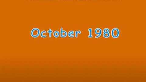 Starfall Calendar: October 1980 Title Card.