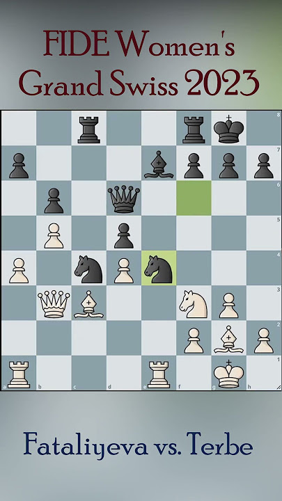 Fataliyeva Outplays Terbe in FIDE Women's Grand Swiss 2023 Battle