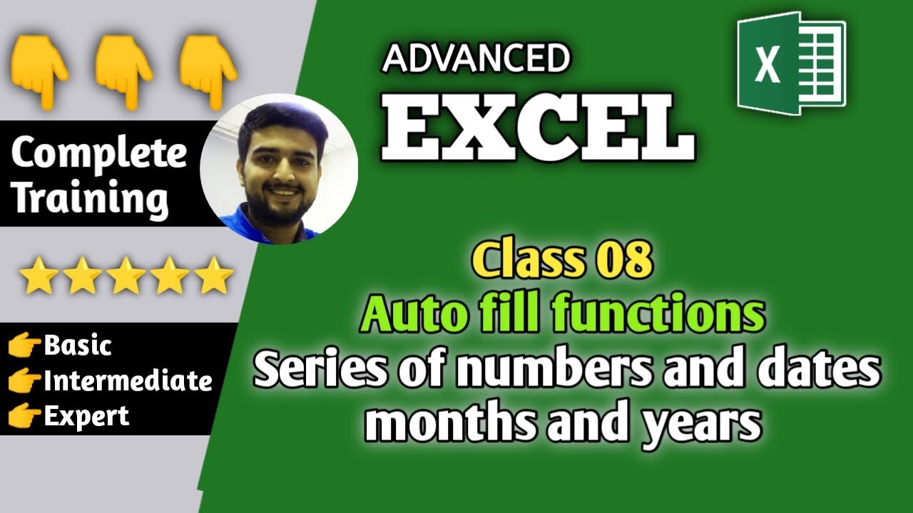How To Generate Autofill Series Of Numbers Dates Months And Years In How To Generate Autofill Series Of Numbers Dates Months And Years In