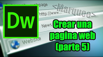 Creando un sitio web con Dreamweaver CS6 (Marquesina)