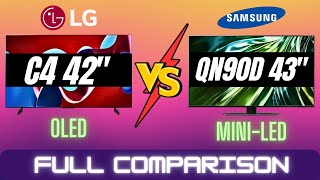 Samsung QN90D 43 vs LG C4 42 | Direct Comparison
