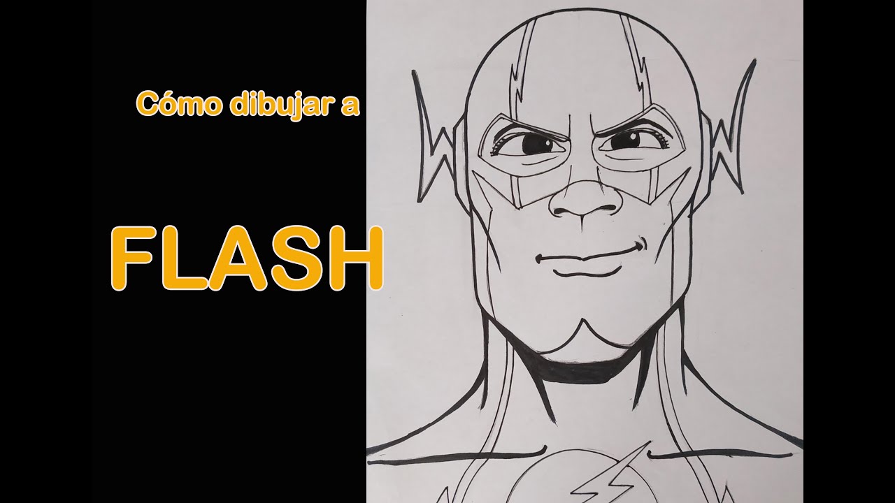 COMO DIBUJAR AL FLASH PASO A PASO/HOW TO DRAW FLASH - YouTube