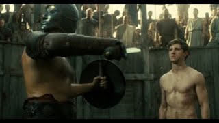 The eagle - gladiator fight scene
