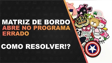 Matriz de Bordado Não Esta Abrindo No Computador Como Resolver!?