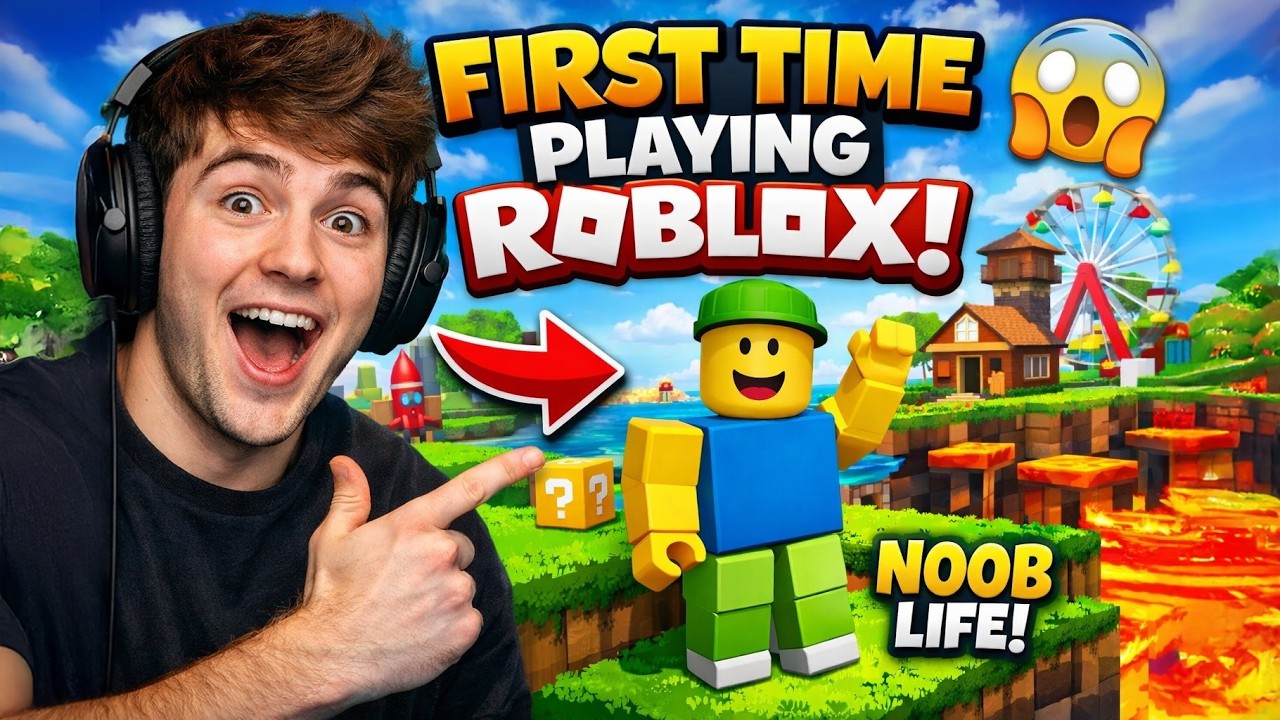 Playing Roblox for the First Time | Funny Moments #roblox#robloxvideo# ...