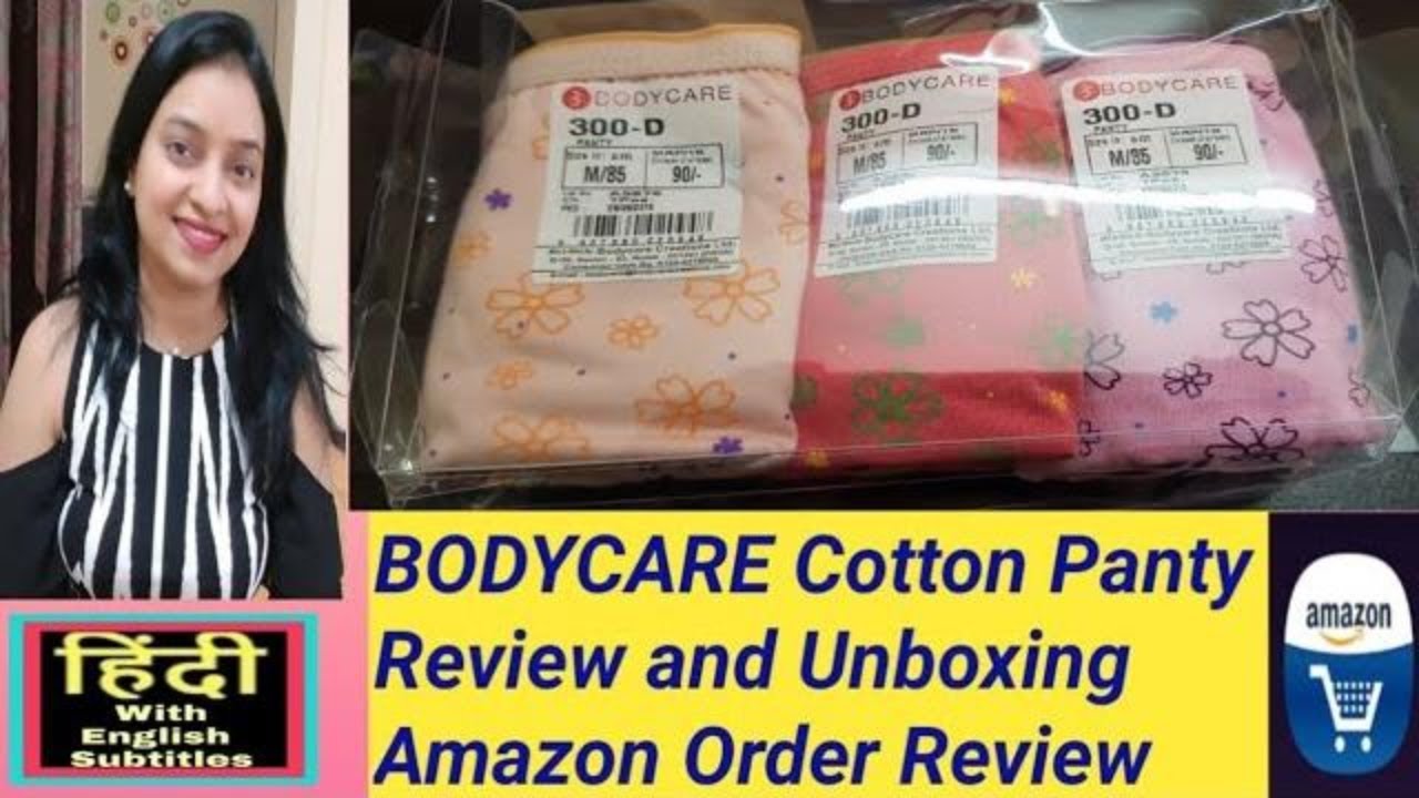 Bodycare Women Innerwear Bodycare Cotton Panty Review Unboxing Amazon Order Review in Hindi [amazon]