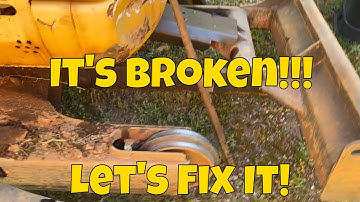 Broke the Excavator! Track Idler failure.