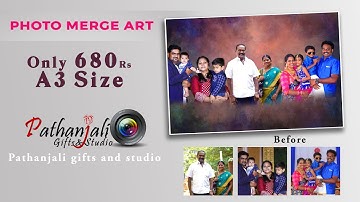 Different photos in single frame Photoshop edited version