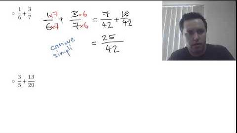 Video 2.2a: Operations on fractions: Addition and subtraction (PART 1)