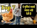 सबसे ज्यादा अंडा देने वाली मुर्गी || Top 7 Egg's laying Hen #deshi_murgi_palan_9931077969