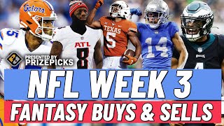 NFL Week 3 Fantasy Football Buys & Sells