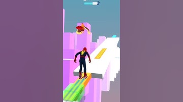 Spider Skates Run - ( Android & ios ) part 8 / mobile games #shorts