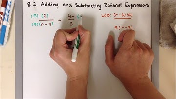 A2 8.2B Adding Rational Expressions with Binomial Denominator