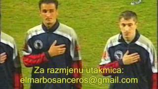 Mađarska - BiH 1:1 (Prijateljska 1999) Himna BiH