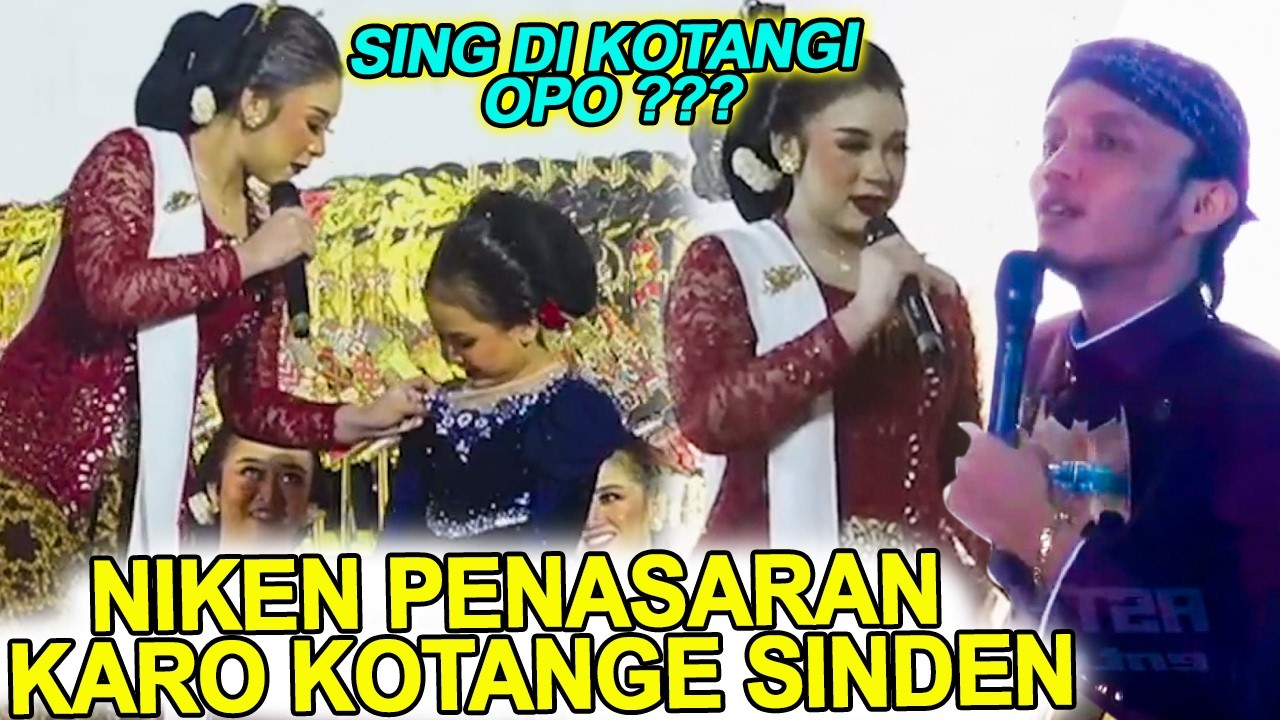 Lucu Poll Niken kaget enek murite mas akbar !!