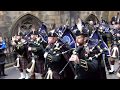 4 Scots - The Highlanders - Parade The Royal Mile - Armistice Day 2018 [4K/UHD]