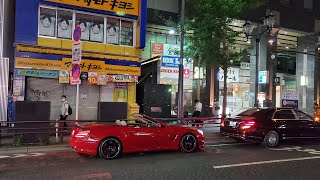 オープンカーに乗ったまま六本木で積極的ライブ延長戦‼️(8月26日)