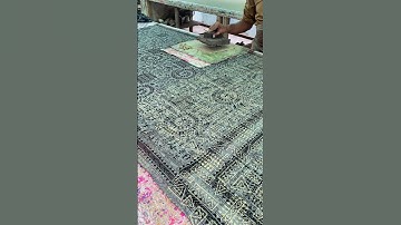 Gold and bold block printing #foryou #youtube