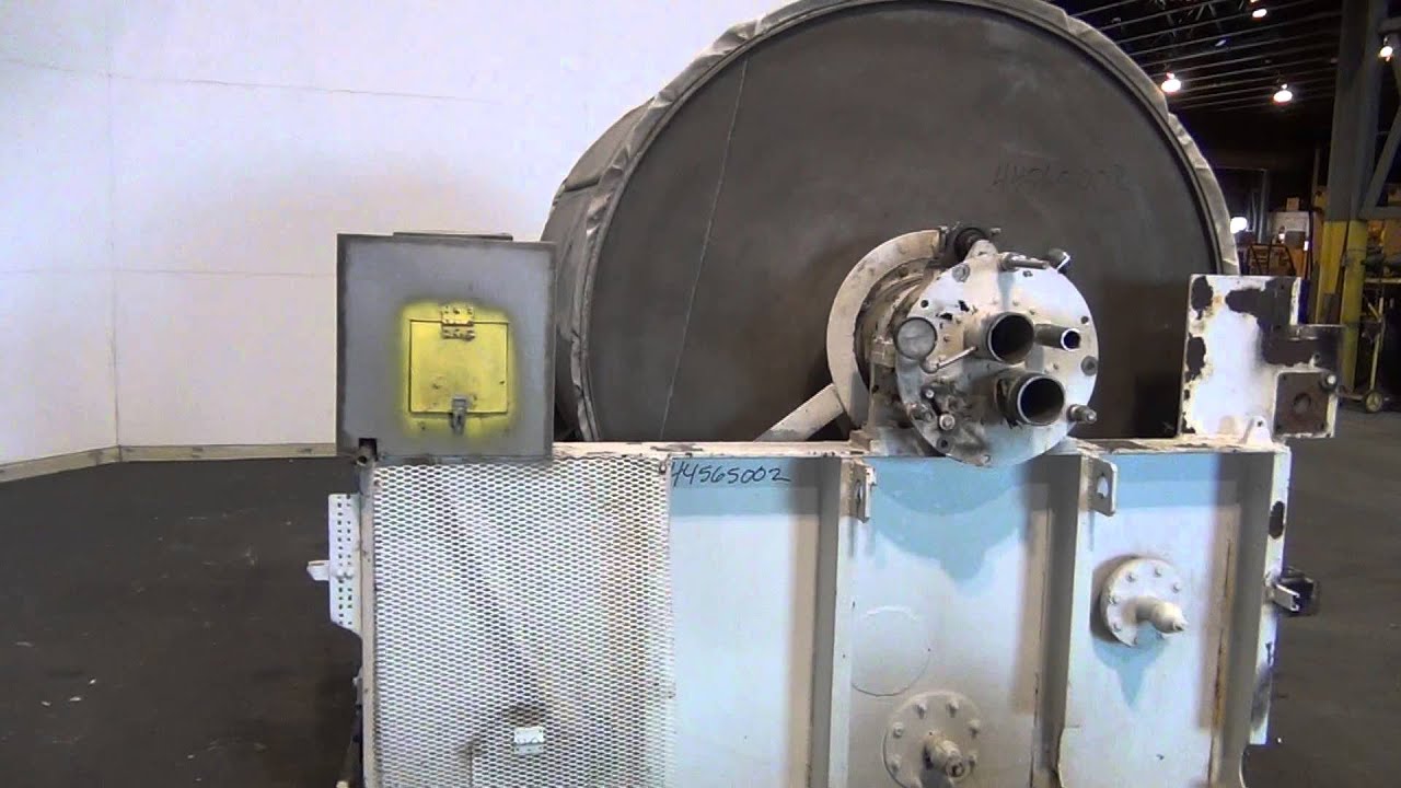 Used Ametek Filtration Engineers Rotary Vacuum Drum Filter stock