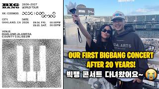 [VLOG] Our first BIGBANG concert! | BIGBANG 2026 'XX:COSMOS WORLD TOUR' in OAKLAND (DAY 1 & 2)!