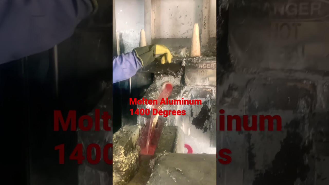 Download Molten Aluminum pouring out of furnace!! 🔥 🔥