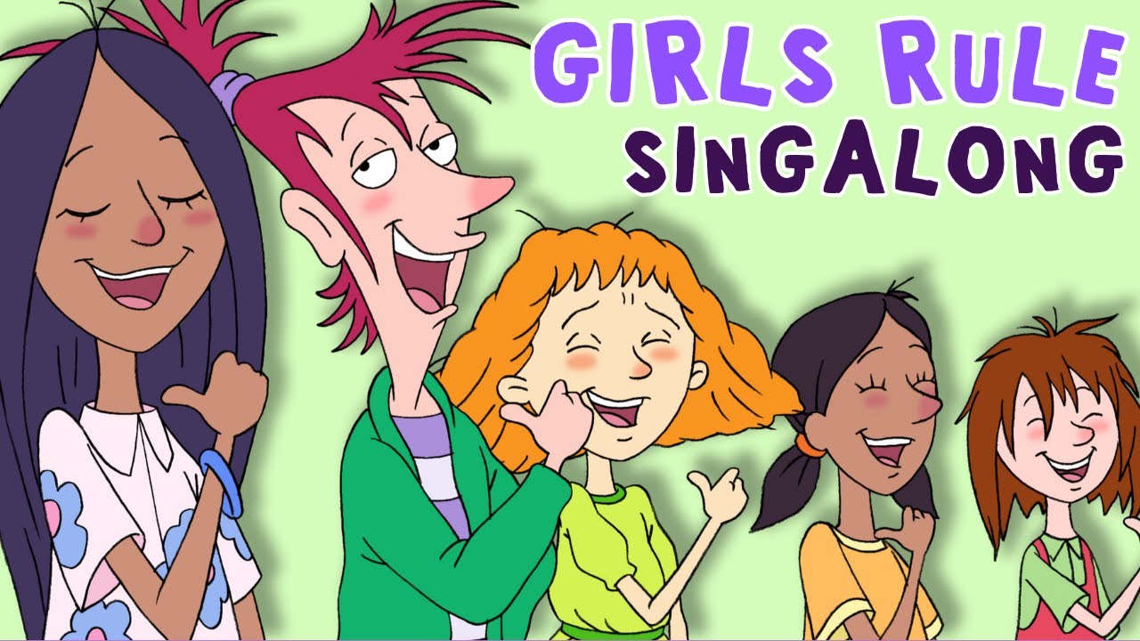 GIRLS RULE Official Lyrics Music Video - Moody Margaret and The Secret Club | Horrid Henry Music