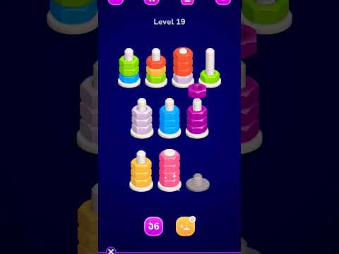 nut sort level 19 #viral #shorts #shortvideos #iq #iqtest #mobile #gameplay #funny #nutshort #nut