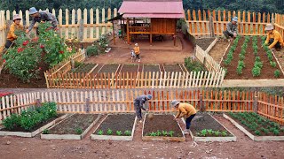 TIMELAPSE: เริ่มเสร็จสิ้น สร้างบ้านไม้ ตกแต่งฟาร์ม | ชีวิตประจำวันและฟาร์ม