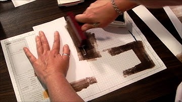 Scrapbooking Layout: Wax Paper Technique - B2E series