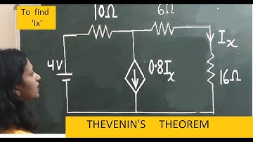 thevenin & norton theorem with dependent source