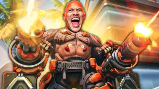 THE ROCK plays MAUGA - Soundboard Pranks in Overwatch 2!
