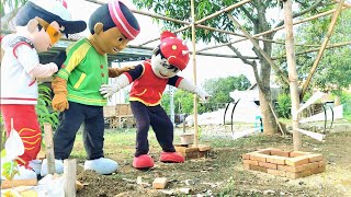 BADUT BOBOIBOY NEMU BAYI NANGIS DI DALAM KUBURAN UPIN IPIN~Badut Gopal Badut Boboiboy Solar Kaget