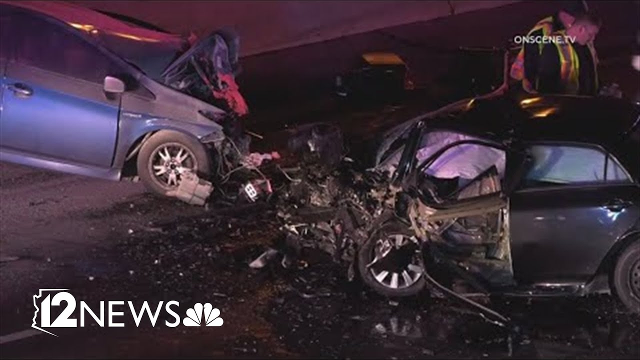 Video shows moments before, after fatal wrong-way crash in Phoenix ...