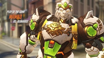Reinhardt PotG on Hollywood - playing bowling with the enemy team  (Overwatch 2)