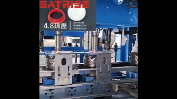 Automatic mushroom compost filling, covering ring and cap, basket loading machine