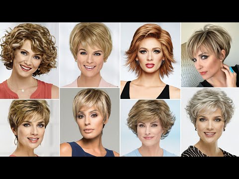 CORTE DE CABELLO 2023 PARA SEÑORAS DE +50-65-80 AÑOS - PEINADO Y CORTE  CABELLO DE MODA PARA MUJERES 