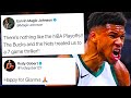 NBA PLAYERS REACT TO MILWAUKEE BUCKS BEATING BROOKLYN NETS IN GAME 7 OF ECSF | BUCKS ADVANCE TO ECF